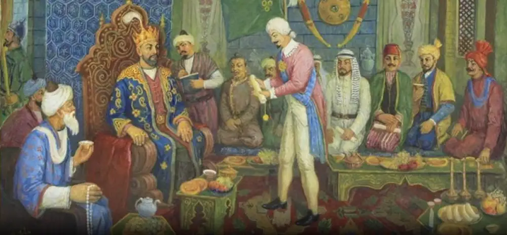 تېموري ضیافتلرده‌ نیمه‌لر مهم‌ بۉلگن؟
