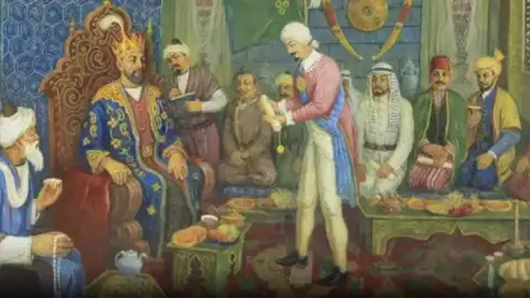 تېموري ضیافتلرده‌ نیمه‌لر مهم‌ بۉلگن؟